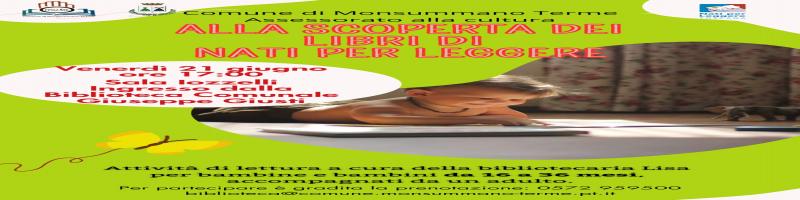 21 giugno 2024 Letture per bambini da 16 a 36 mesi in Biblioteca