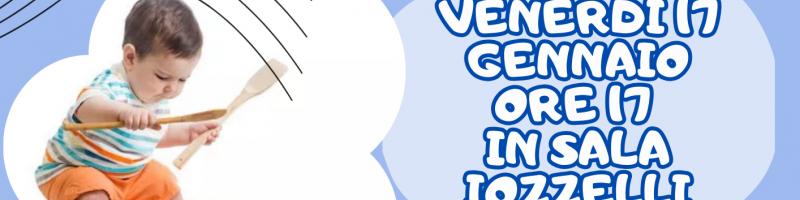 17 gennaio 2025 Letture per bambini da 3 a 6 anni in Biblioteca