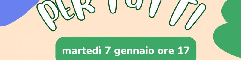 7 gennaio 2025 Letture per bambini da 17 a 36 mesi in Biblioteca