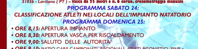 2° Campionato Regionale di Nuoto Fisdir e Finp: Domenica 25 febbraio 2018